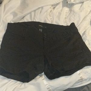 Torrid- Black Sateen Shorts